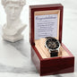 On Your Graduation- As one door closes- Men's Openwork Watch