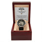 To My Husband- My Missing Piece- Men's Openwork Watch