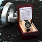 On Your Graduation- As one door closes- Men's Openwork Watch