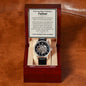 To The Father of My Children- You Amaze Me Everyday- Men's Openwork Watch