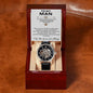 To My Husband- My Missing Piece- Men's Openwork Watch