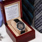 On Your Graduation- As one door closes- Men's Openwork Watch