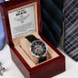 To My Husband- My Missing Piece- Men's Openwork Watch