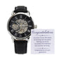 On Your Graduation- As one door closes- Men's Openwork Watch