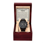 To The Father of My Children- You Amaze Me Everyday- Black Chronograph Watch