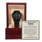 To The Father of My Children- You Amaze Me Everyday- Black Chronograph Watch