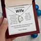 My wish for you-to my wife- forever love necklace