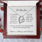 My one wish- To my wife/ girlfriend- forever love necklace