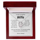 My wish for you-to my wife- forever love necklace