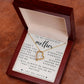 to my mother- you inspire me- forever love necklace