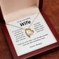My wish for you-to my wife- forever love necklace