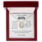 My wish for you-to my wife- forever love necklace