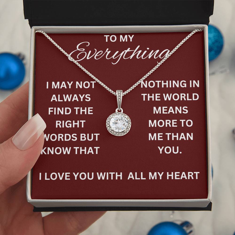 Eternal Hope Necklace- The Right Words- Wife, Girlfriend