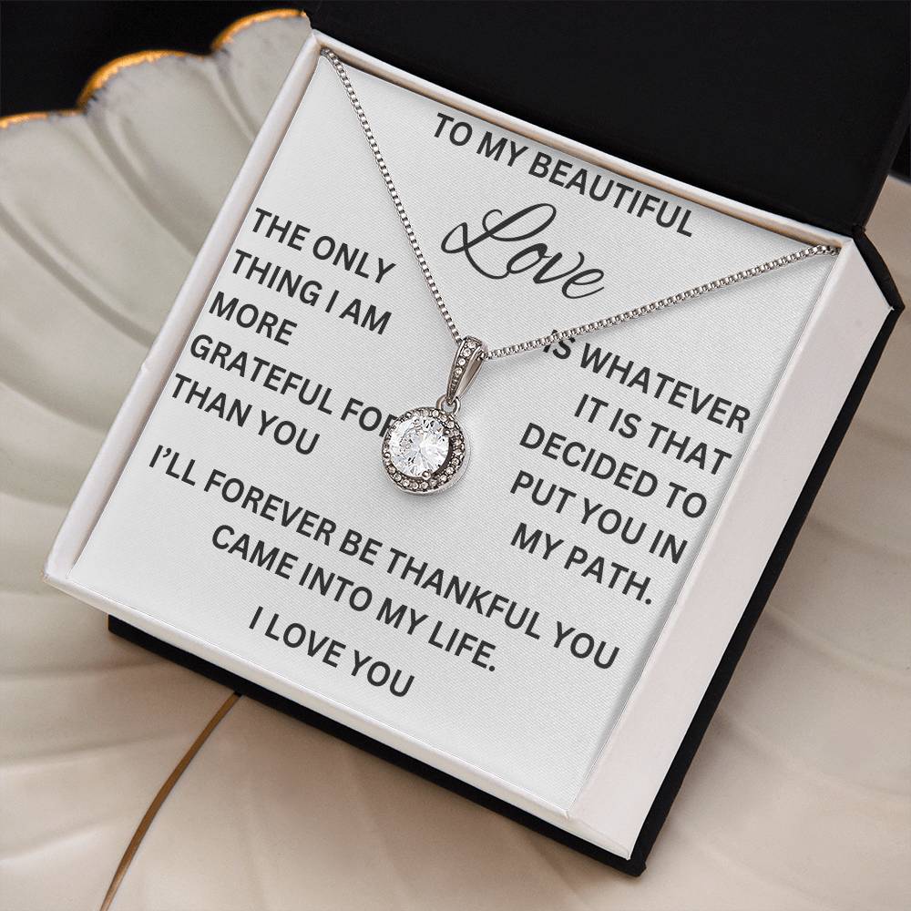 Eternal Hope Necklace- Put You In My Path- Wife, Girlfriend