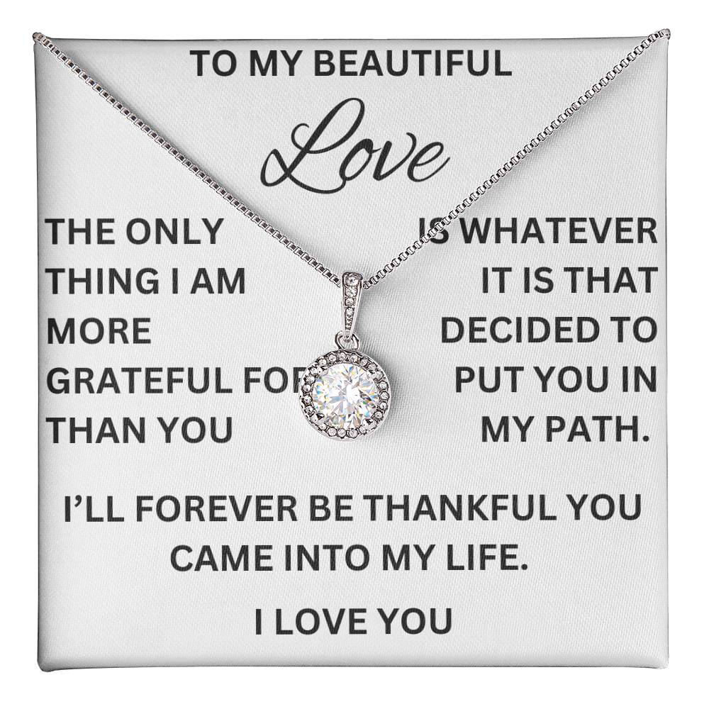 Eternal Hope Necklace- Put You In My Path- Wife, Girlfriend