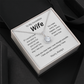My wish for you- to my wife-  eternal hope necklace