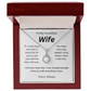 My wish for you- to my wife-  eternal hope necklace