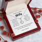 My wish for you- to my wife-  eternal hope necklace