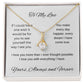 My one wish- To my wife/ girlfriend- Alluring Beauty Necklace
