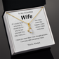 My wish for you-to my wife- alluring beauty necklace
