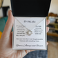 My one wish- To my wife/ girlfriend- Love Knot Necklace