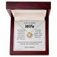 My wish for you-to my wife- love knot necklace