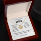 My wish for you-to my wife- love knot necklace