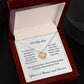 My one wish- To my wife/ girlfriend- Love Knot Necklace