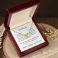 My one wish- To my wife/ girlfriend- interlocking Hearts necklace