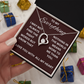 Forever Love Necklace- The Right Words- Wife, Girlfriend