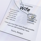 My wish for you-to my wife- forever love necklace