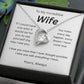 My wish for you-to my wife- forever love necklace