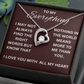 Forever Love Necklace- The Right Words- Wife, Girlfriend