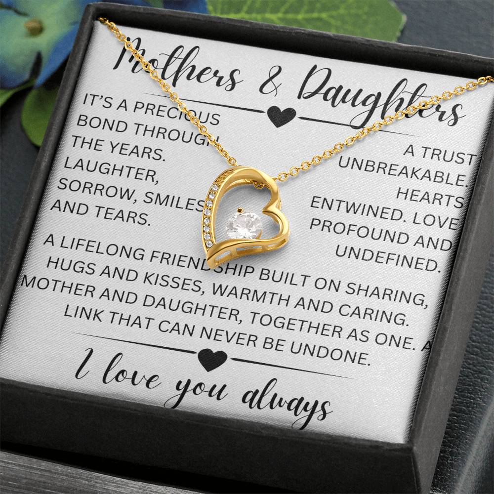 Mothers and daughters- forever love necklace