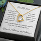My one wish- To my wife/ girlfriend- forever love necklace