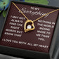 Forever Love Necklace- The Right Words- Wife, Girlfriend